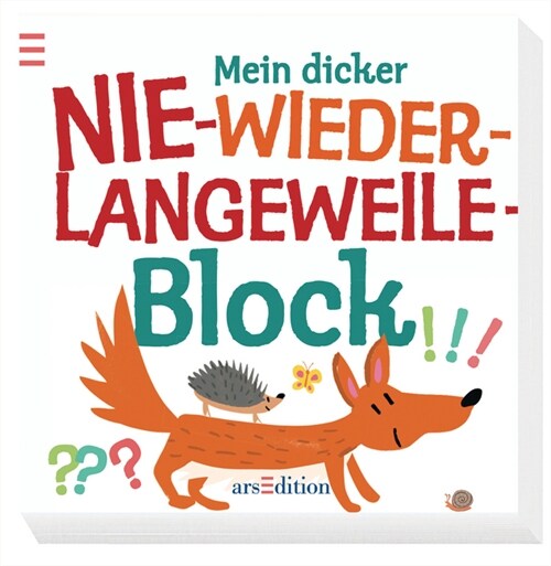 Mein dicker Nie-wieder-Langeweile-Block (Paperback)