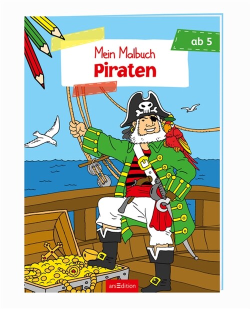 Mein Malbuch - Piraten (Paperback)