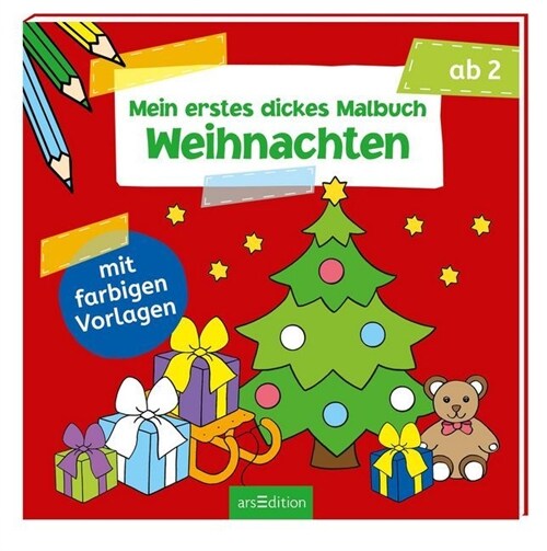 Mein erstes dickes Malbuch Weihnachten (Paperback)