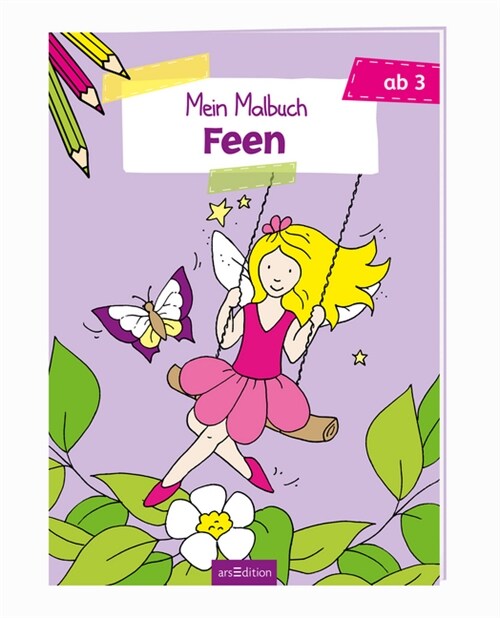 Mein Malbuch - Feen (Paperback)