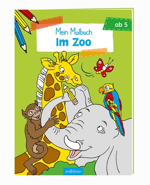 Mein Malbuch - Im Zoo (Paperback)