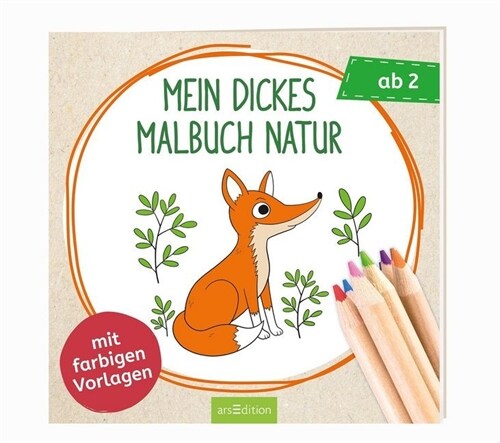 Mein dickes Malbuch Natur (Paperback)