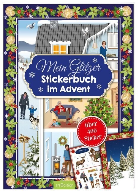 Mein Glitzerstickerbuch im Advent (Paperback)