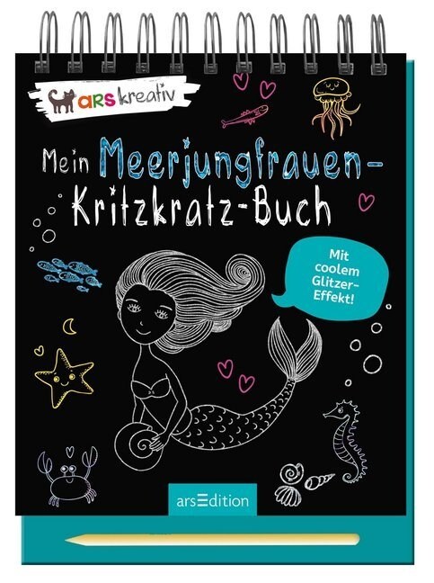 Mein Meerjungfrauen-Kritzkratz-Buch, m. Sift (Hardcover)