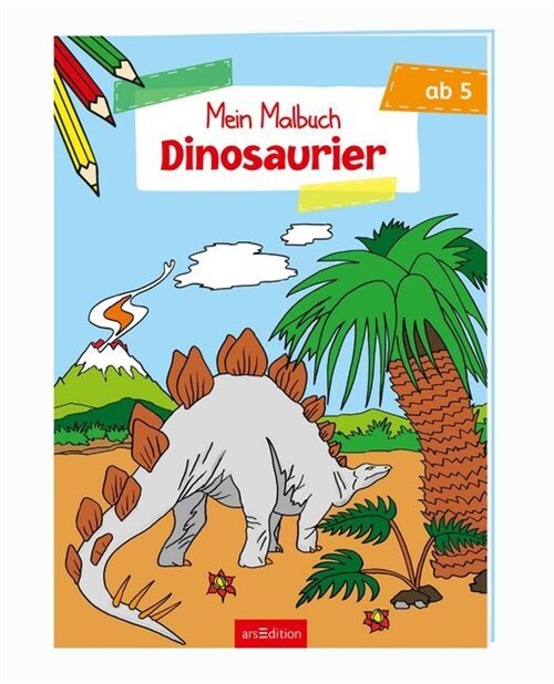 Mein Malbuch - Dinosaurier (Paperback)