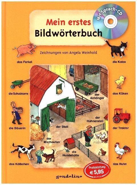 Mein erstes Bildworterbuch, m. Audio-CD (Hardcover)