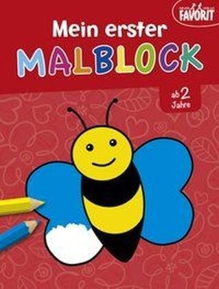 Mein erster Malblock - rot (Paperback)