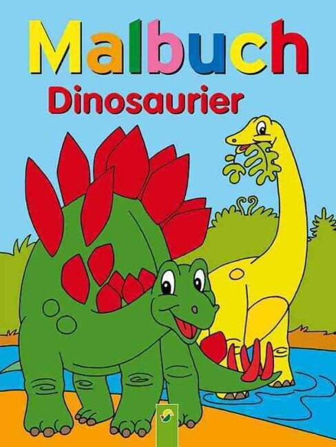 Malbuch Dinosaurier (Paperback)