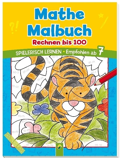 Mathe Malbuch - Rechnen bis 100 (Paperback)