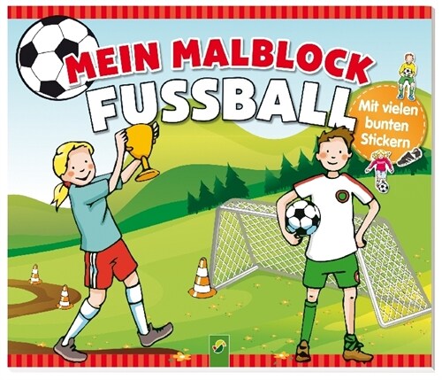 Mein Malblock Fußball (Paperback)
