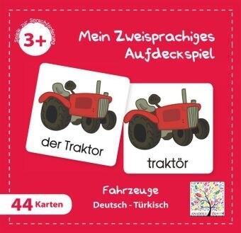 Mein Zweisprachiges Aufdeckspiel, Fahrzeuge, Turkisch (Kinderspiel) (Game)