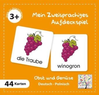 Mein Zweisprachiges Aufdeckspiel, Obst und Gemuse, Polnisch (Kinderspiel) (Game)