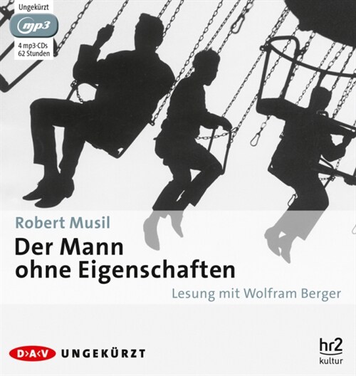 Der Mann ohne Eigenschaften, 4 MP3-CDs (CD-Audio)