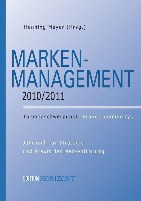 Marken-Management 2010/2011 (Hardcover)