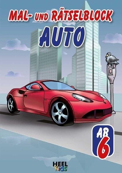 Mal- und Ratselblock Auto (Paperback)