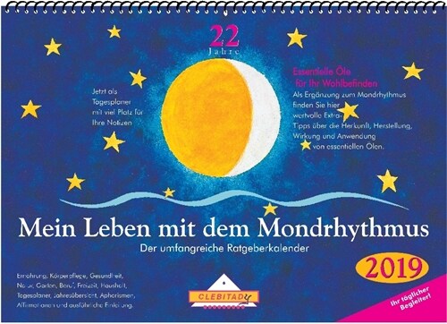 Mein Leben mit dem Mondrhythmus, große Ausgabe 2019 (Calendar)