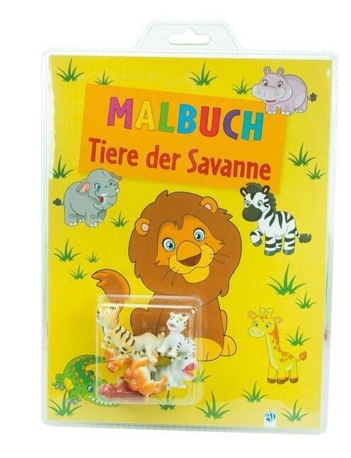 Malbuch: Tiere der Savanne (Paperback)