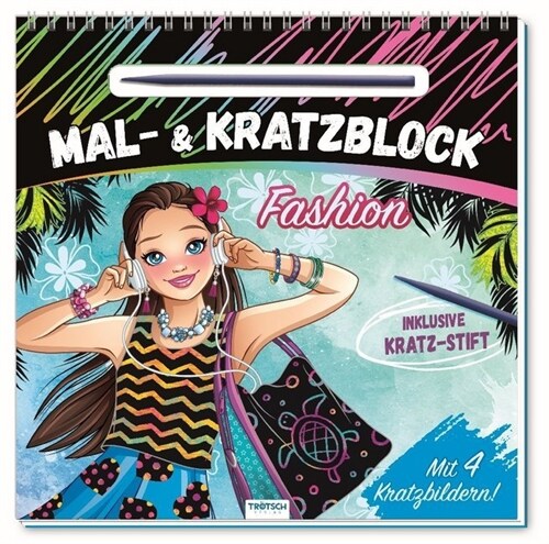 Mal- und Kratzblock Fashion (Paperback)