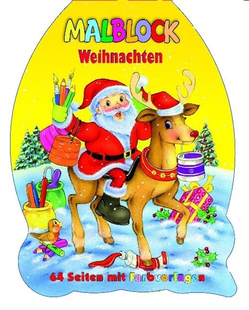 Malblock Weihnachten (Weihnachtmann) (Paperback)