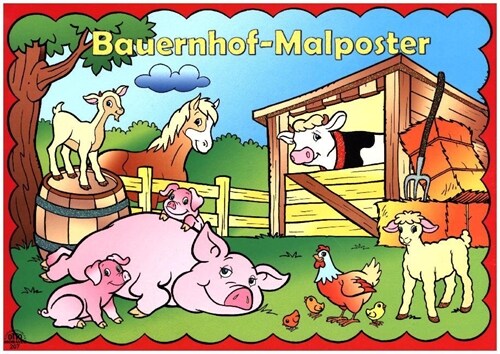 Malposter Bauernhof (Poster)