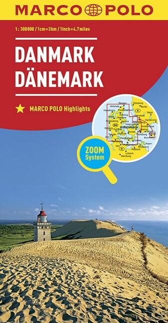 Denmark Marco Polo Map (Folded)