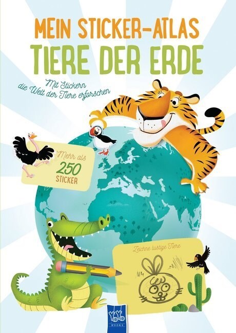 Mein Sticker-Atlas Tiere der Erde (Paperback)