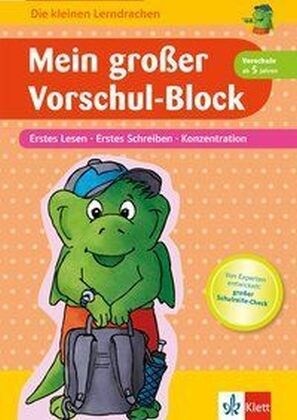 Mein großer Vorschul-Block, Erstes Lesen, Erstes Schreiben, Konzentration (Paperback)