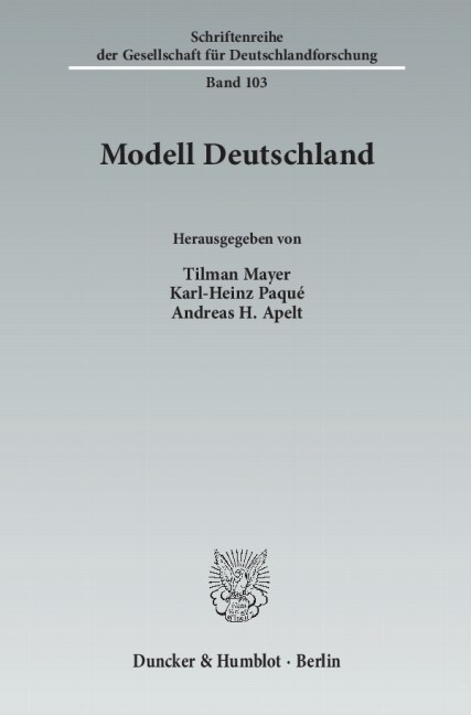 Modell Deutschland (Paperback)