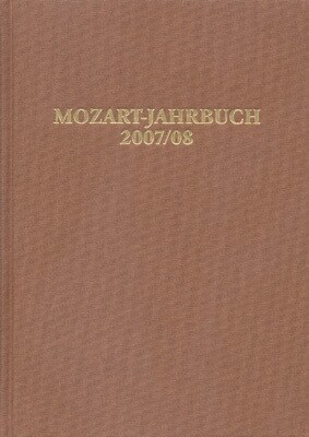 Mozart-Jahrbuch 2007/2008 (Hardcover)