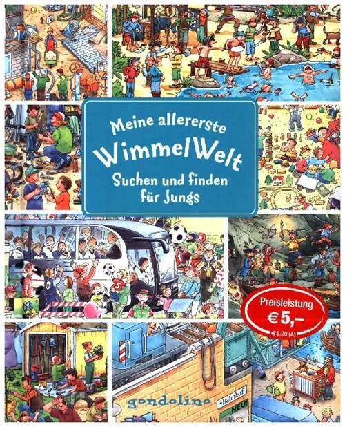 Meine allererste WimmelWelt - Suchen und finden fur Jungs (Hardcover)