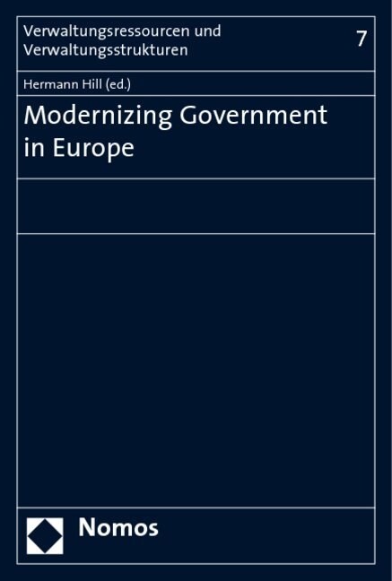 Modernizing Government in Europe (Paperback)