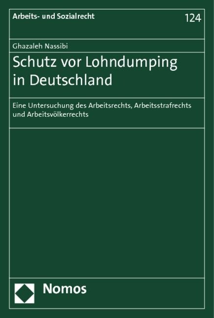 Schutz vor Lohndumping in Deutschland (Paperback)