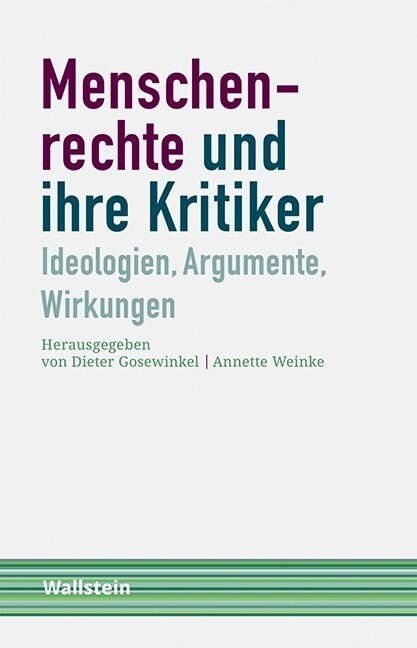 Menschenrechte und ihre Kritiker (Paperback)