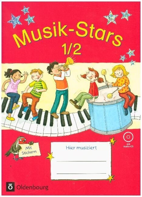 Musik-Stars - 1./2. Schuljahr, Ubungsheft mit Losungen + Audio-CD (Paperback)