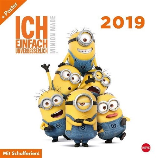 Minions Broschur 2019 (Calendar)