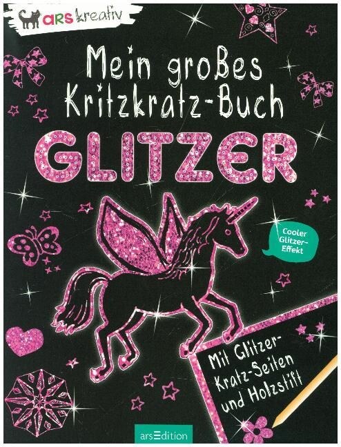 Mein großes Kritzkratz-Buch Glitzer (Paperback)