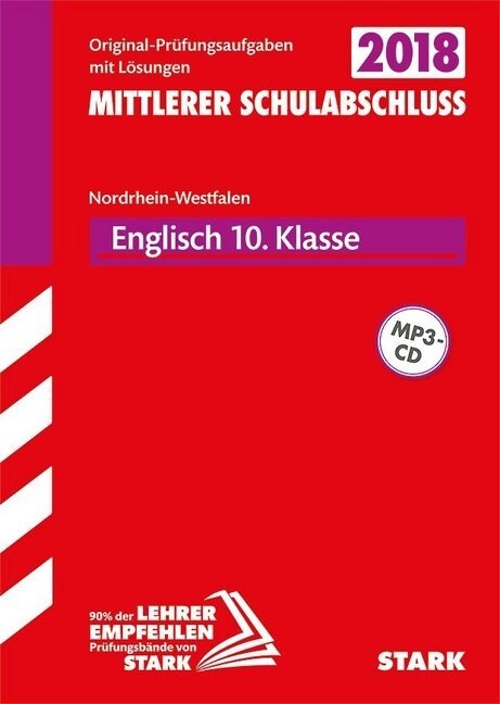 Mittlerer Schulabschluss 2018 - Nordrhein-Westfalen - Englisch, mit MP3-CD (Paperback)