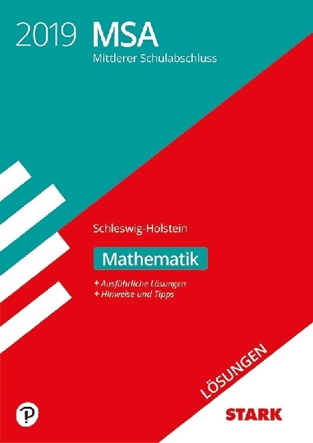 Mittlerer Schulabschluss 2019 - Schleswig-Holstein - Mathematik Losungen (Paperback)