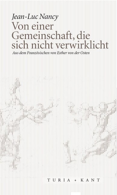 Von einer Gemeinschaft, die sich nicht verwirklicht (Paperback)