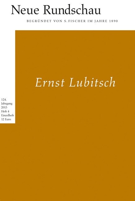 Ernst Lubitsch (Paperback)