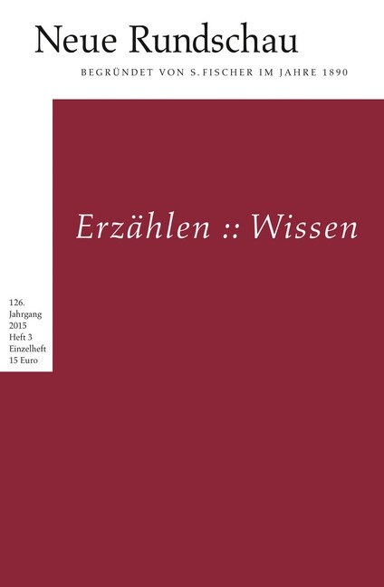 Erzahlen: Wissen (Paperback)