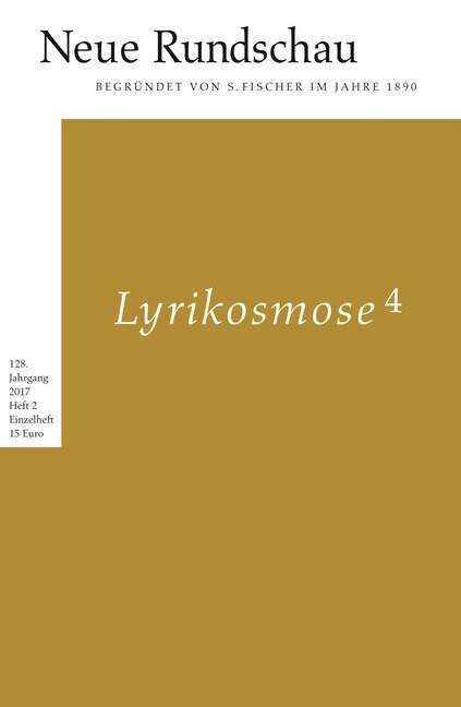 Lyrikosmose. Tl.4 (Paperback)