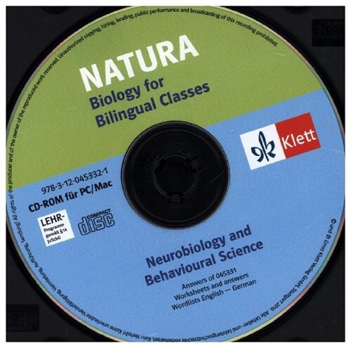 Neurobiology and Behavioural Science, Losungs-CD-ROM (CD-ROM)