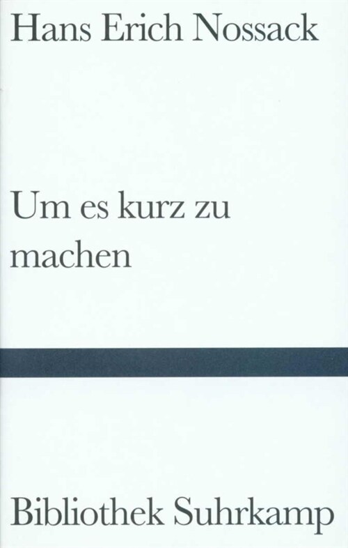 Um es kurz zu machen (Hardcover)