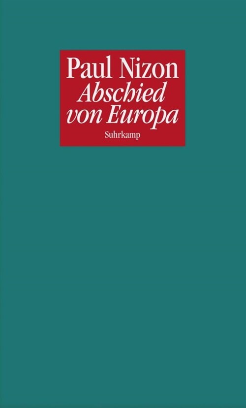 Abschied von Europa (Paperback)