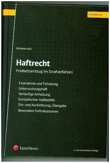 Haftrecht (Hardcover)