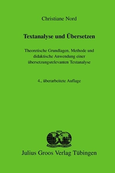 Textanalyse und Ubersetzen (Paperback)