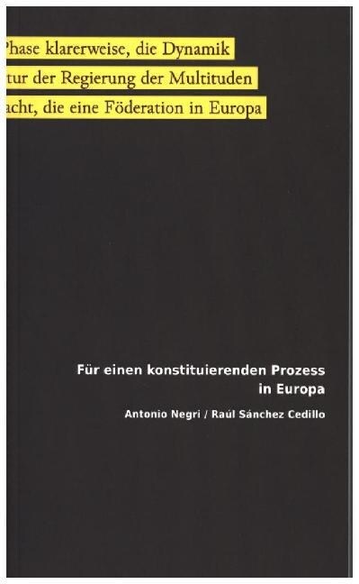 Fur einen konstituierenden Prozess in Europa (Paperback)