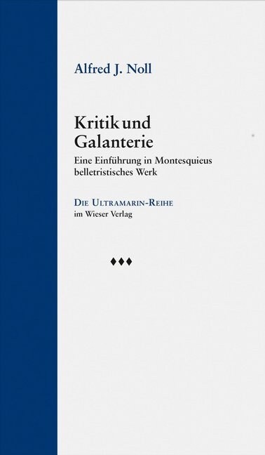 Kritik und Galanterie (Hardcover)