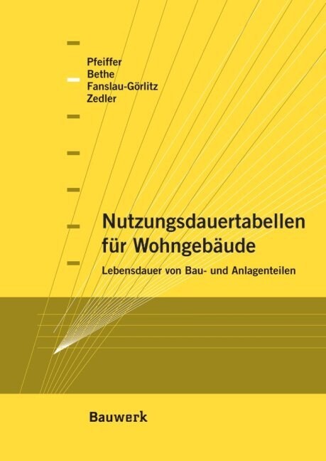 Nutzungsdauertabellen fur Wohngebaude (Paperback)